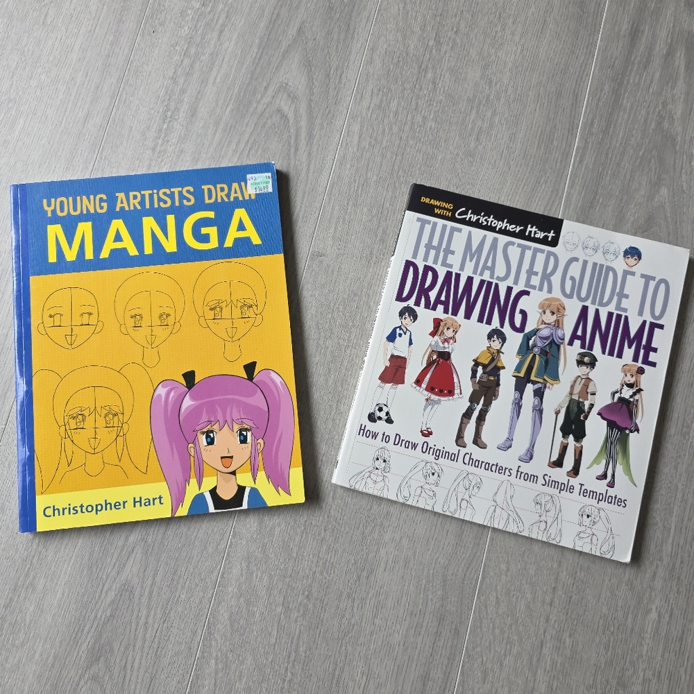 Christopher Hart Drawing Anime Guide Books